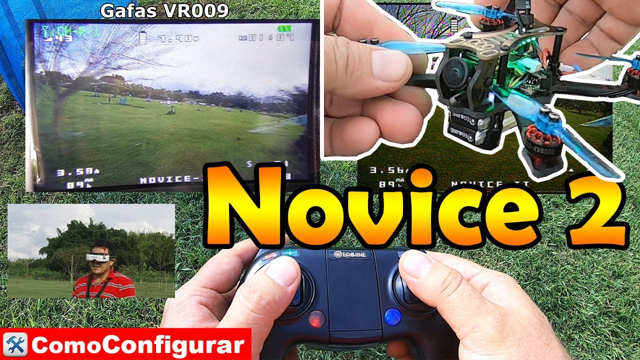 Test Eachine Novice 2 Prueba de Vuelo Opiniones en Español - Drone fpv para Principiantes