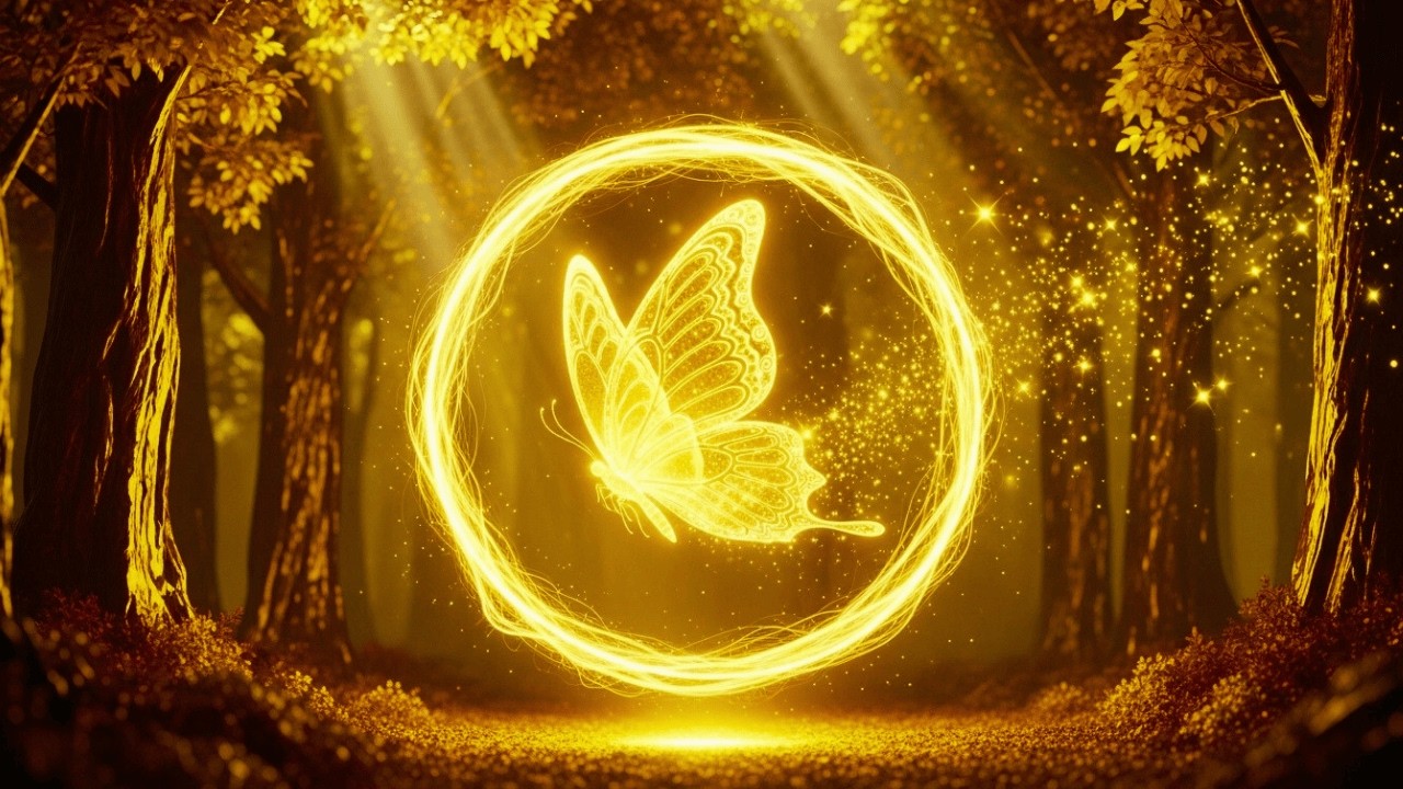 Golden Butterfly Portal • Activate Transformation, Luck & Abundance Flow