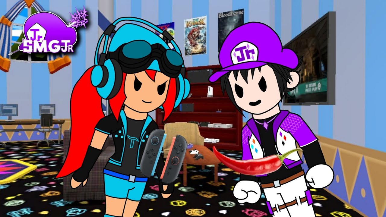 SMGJr: Badass Battle of the Hobo Bro and the Woomy Girl!
