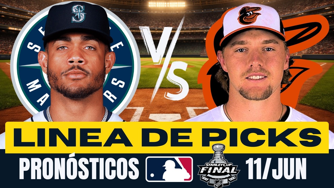 🔥⚾️  PRON&Oacute;STICOS MLB Y FINAL NHL PARA HOY 11 JUNIO  🏒🤑 PARLAY GRATIS🔥
