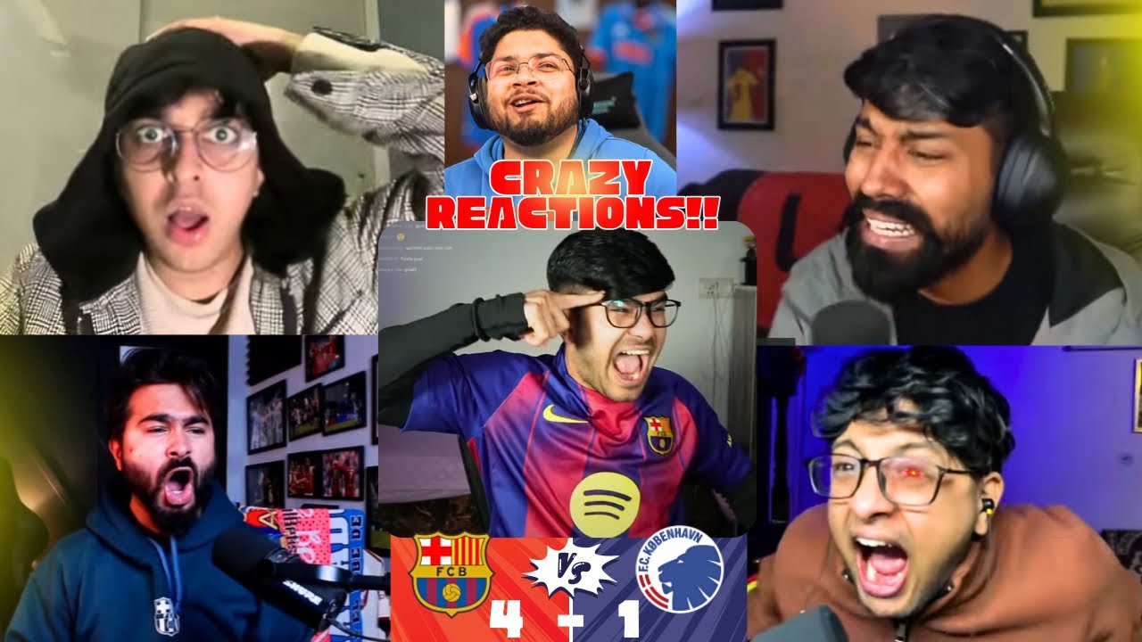 Crying REAL MADRID Fans and HAPPY BARCA Fans Reaction to BARCELONA 4-2 COPENHAGEN | UCL