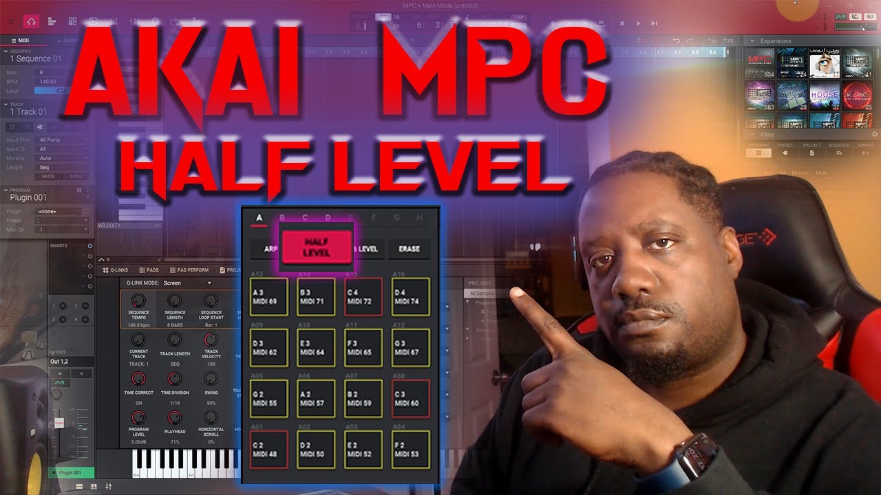 Akai MPC Software Tutorial | Half Level Tutorial explained