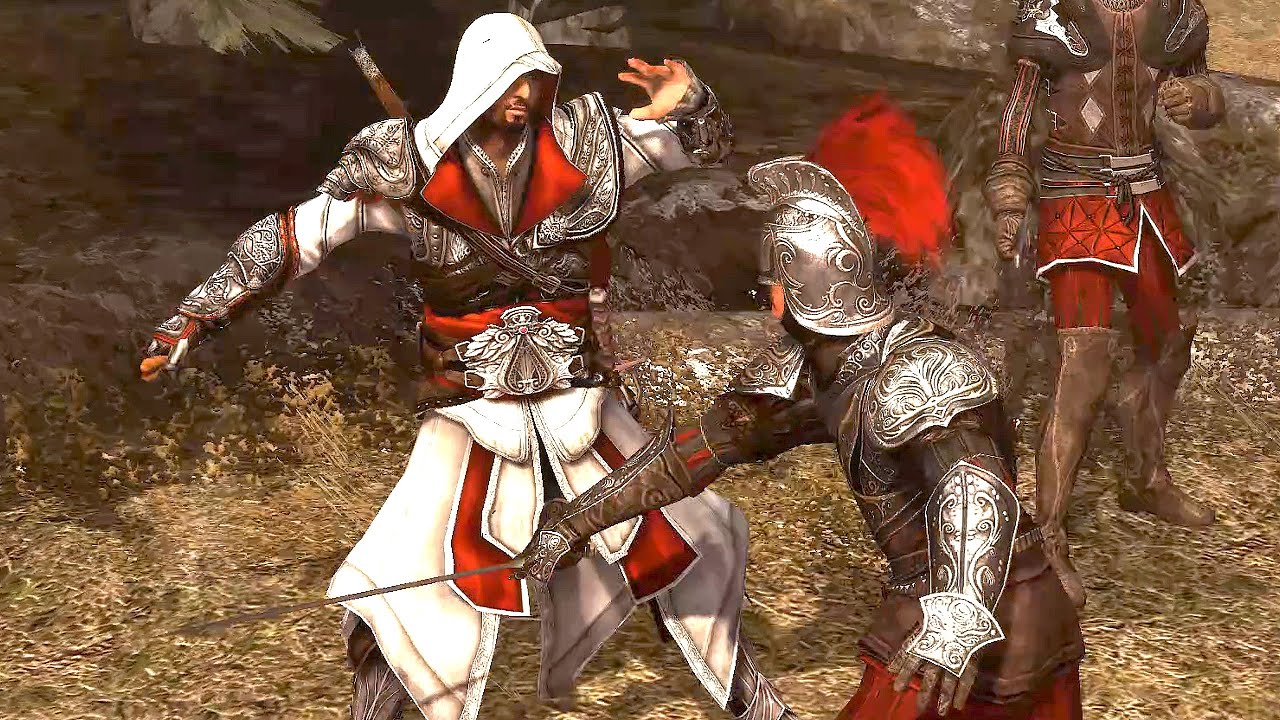 Assassin's Creed Brotherhood - Templar Killer Ezio Brutal Assassinations & Parkour Free Roam