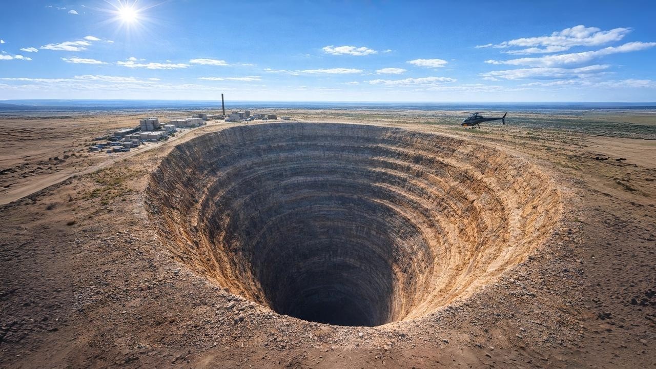 El AGUJERO MAS GRANDE De La Tierra. Llegó Hasta El Infierno!