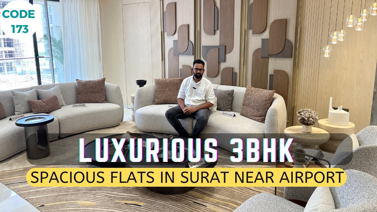 Luxury 3BHK Flats in Dumas Surat ! Near Airport ! Reputed Developer! Luxury Amenities.