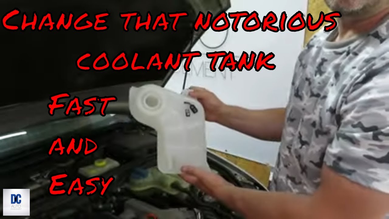 Audi A4 How to Replace  Coolant Reservoir Tank Replacement