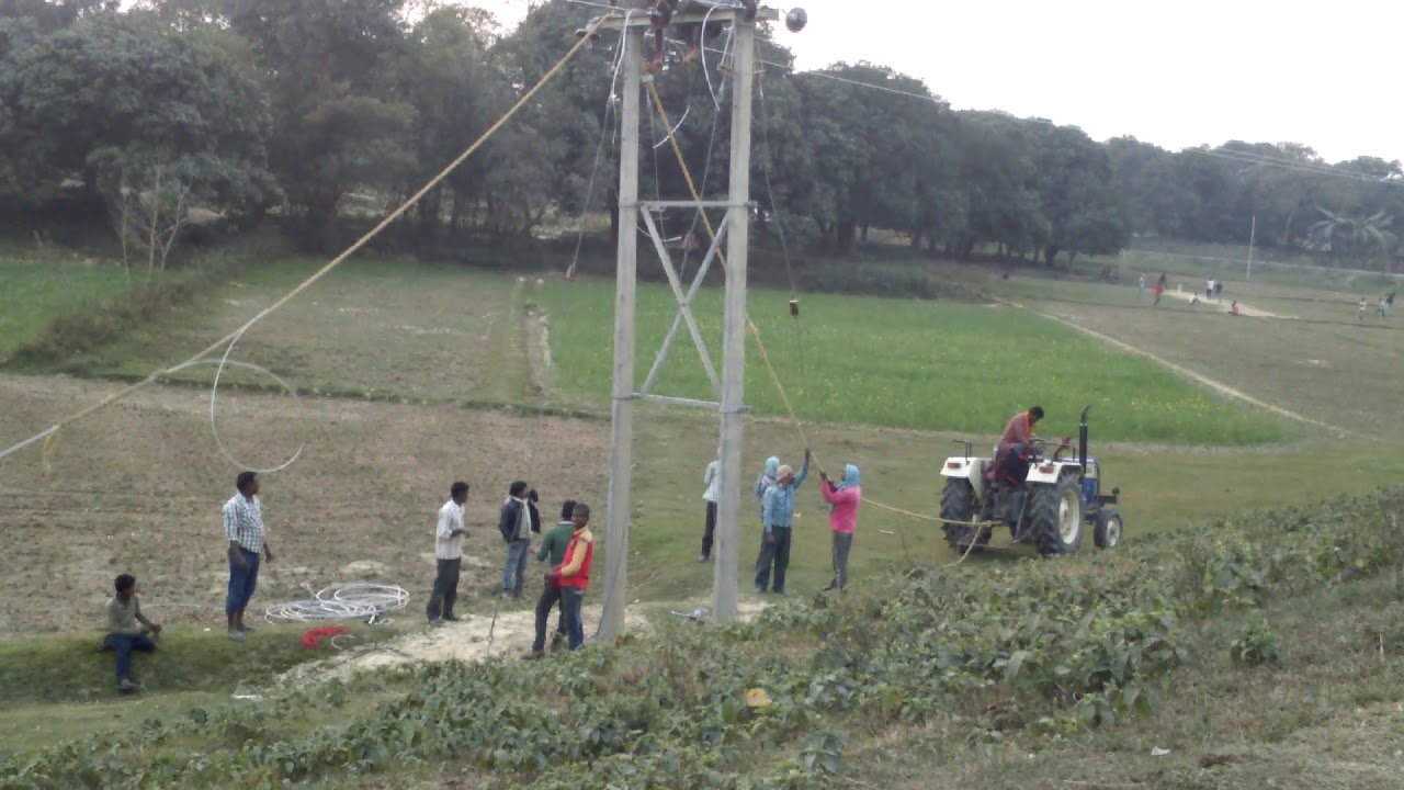 11kv line stringing