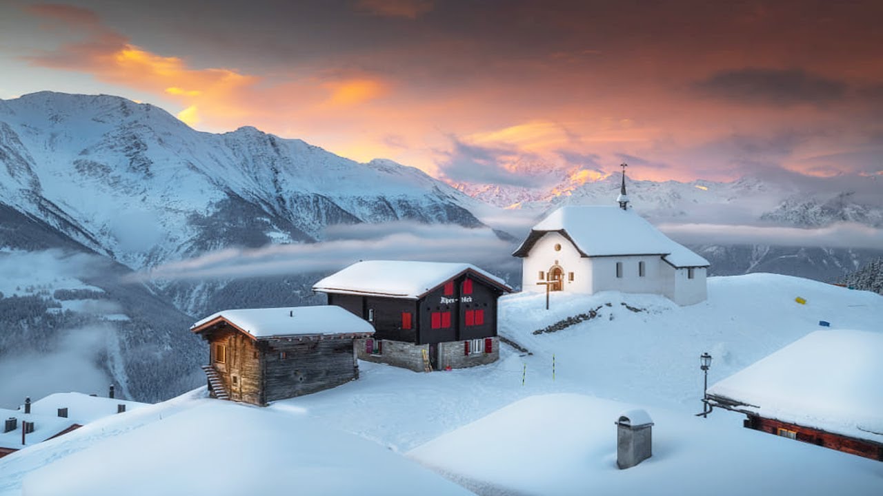❄Beautiful Snow Scene - Winter Scene - Relaxing Piano Sleep Music: Meditation, Spa Music & Study 102