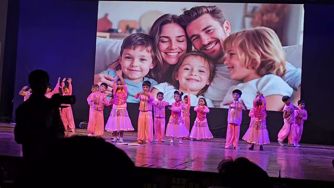 #2026 Annual function😘 #shivansh in front of public always 🤩 #dedication for grandparents ♥️💖💗💓