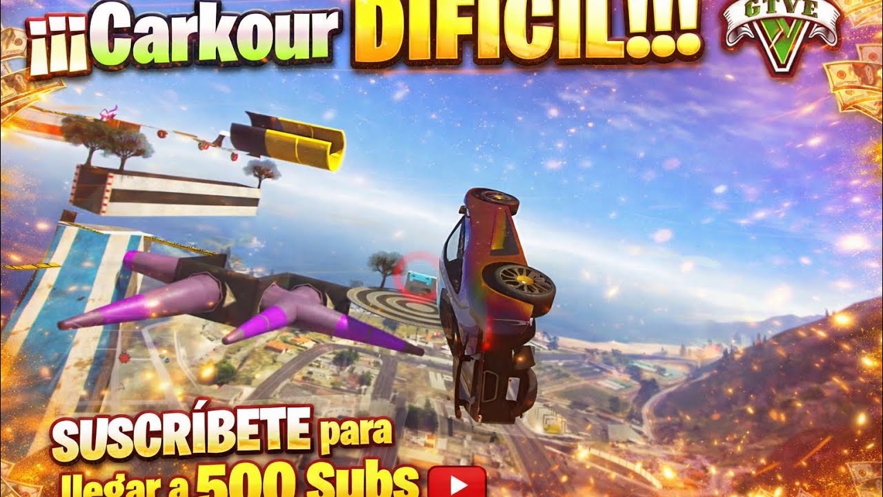 GTA V ONLINE - CARKOUR CON ALEATORIOS DIFÍCIL!!!