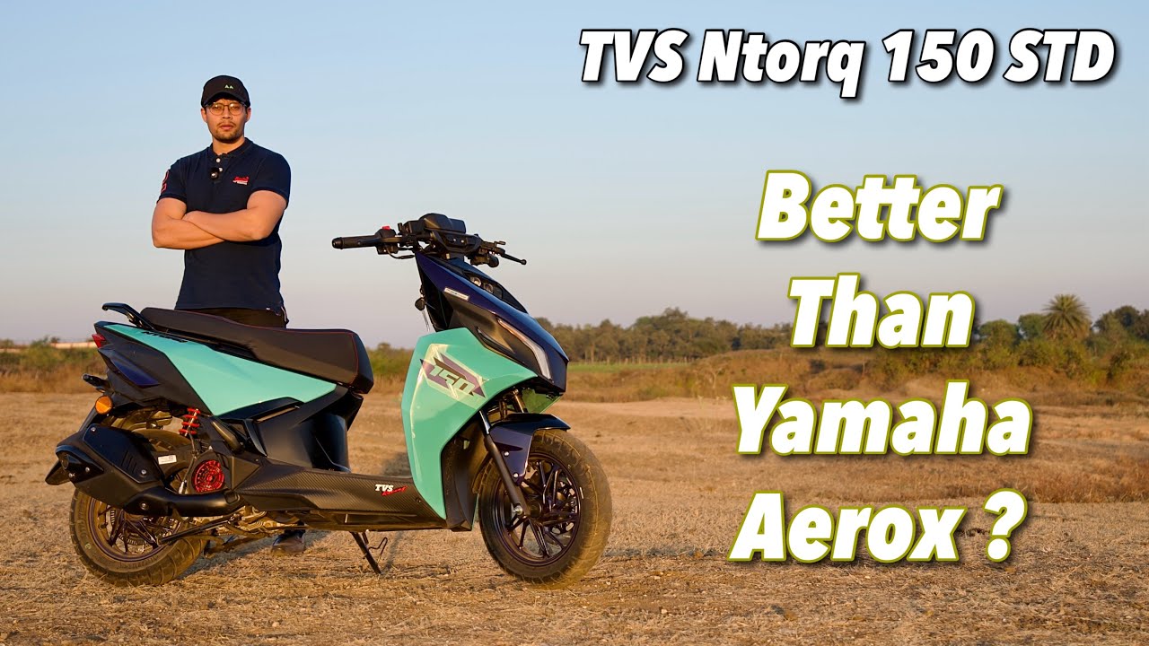 2026 TVS Ntorq 150 STD Review - Better Than Yamaha Aerox 155 ??