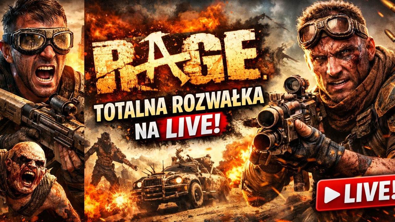 🚗💣 Postapokalipsa bez Litości | RAGE LIVE