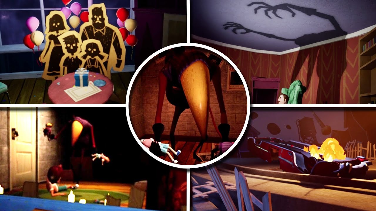 Hello Neighbor VR: Search and Rescue - All Cutscenes & Memories (Showcase)