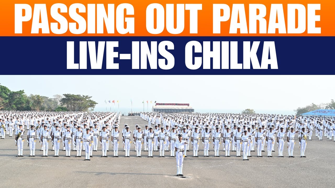 WATCH LIVE: Passing Out Parade of newly recruited cadets of Navy at INS Chilka | Navy | Agniveer