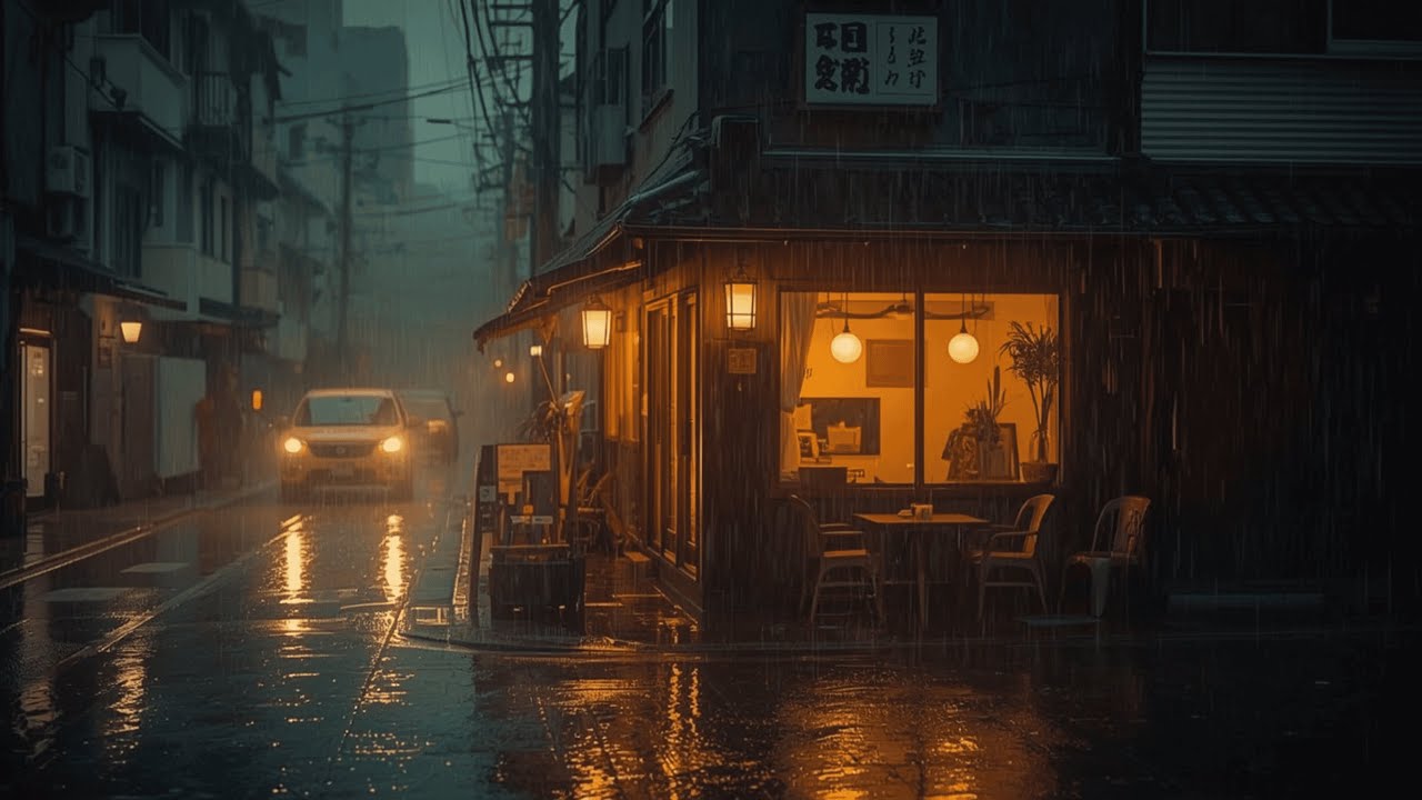 Kyoto Rain & Neon Lights ??? Chill
