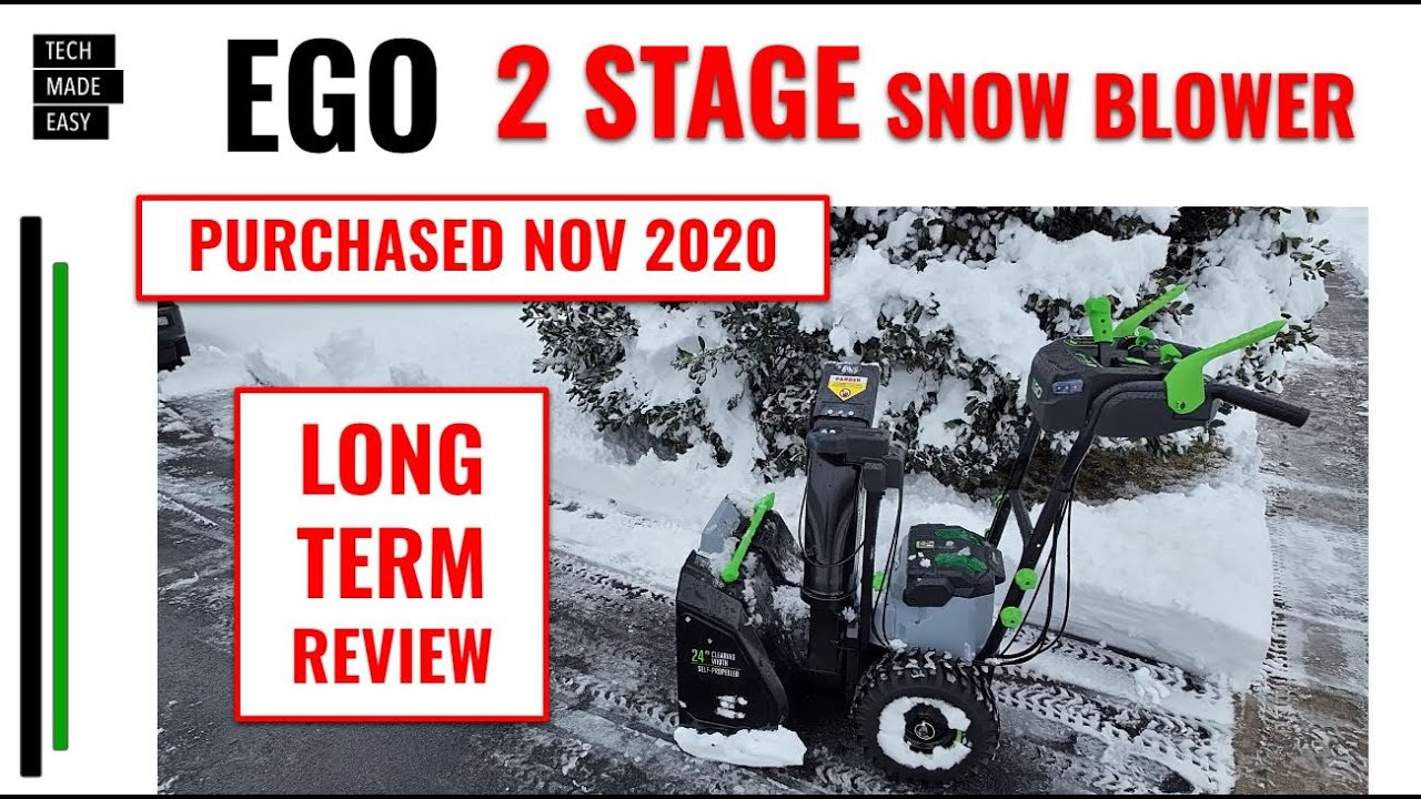 LONG TERM REVIEW EGO 2 Stage Snow Blower