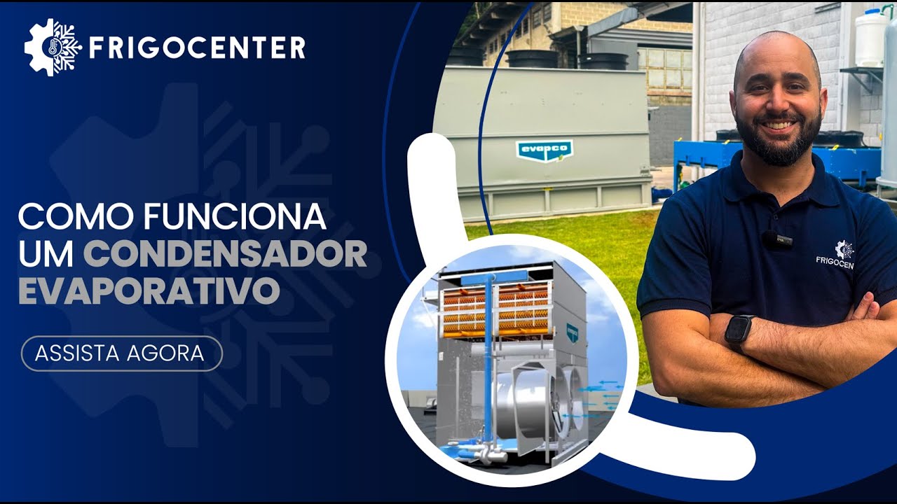 Como funciona um condensador evaporativo