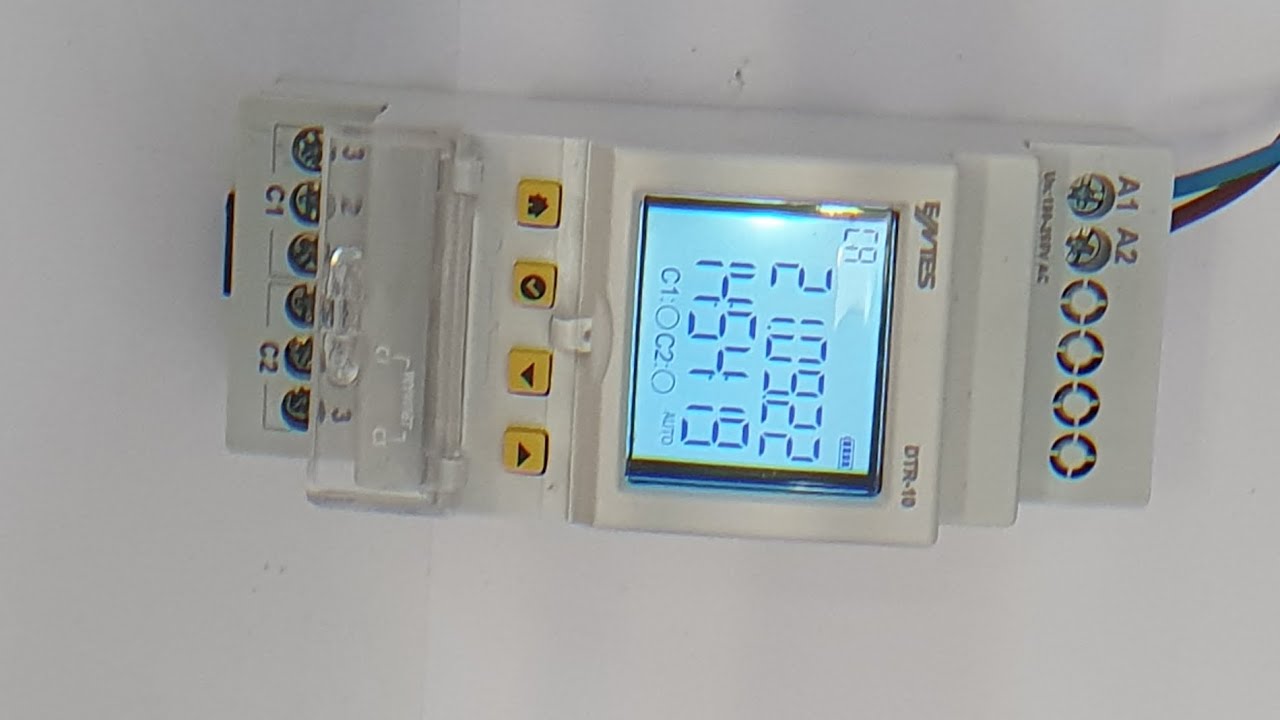 ENTES DTR 10 AYARLAMA SOKAK LAMBASI ZAMAN SAATI  #electronic #shorts #elektrik #scvoltaj #elektrik