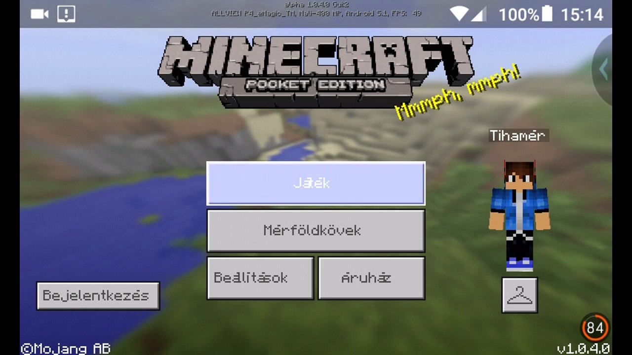 Minecraft bemutat&oacute; vide&oacute;