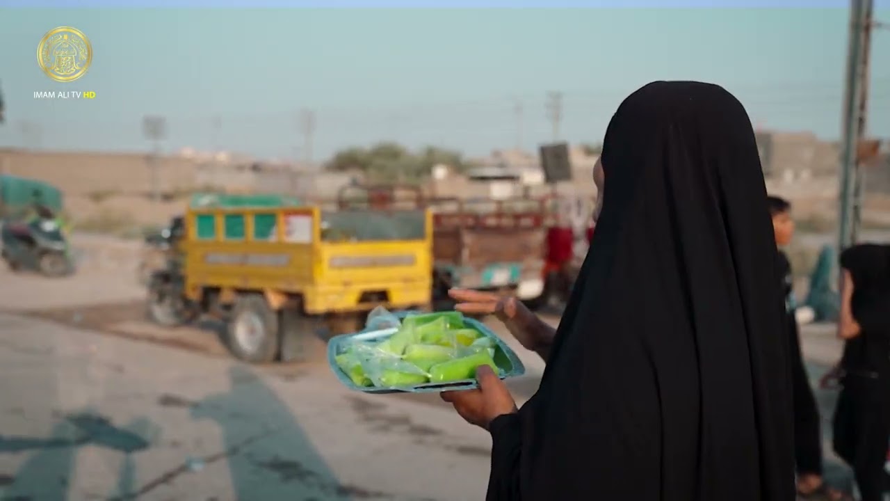 رغم مِحن السنين إلا أنها صامدةٌ مؤمنةٌ تخدم زوّار الأربعين بقلبٍ حسينيٍّ مِعطاء