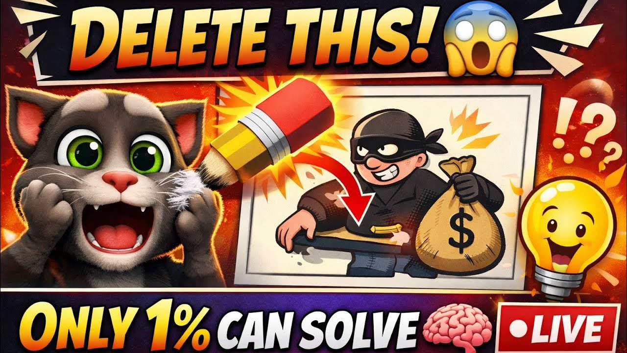 Delete Puzzle Challenge LIVE 😱✏️ | 100% Brain Test