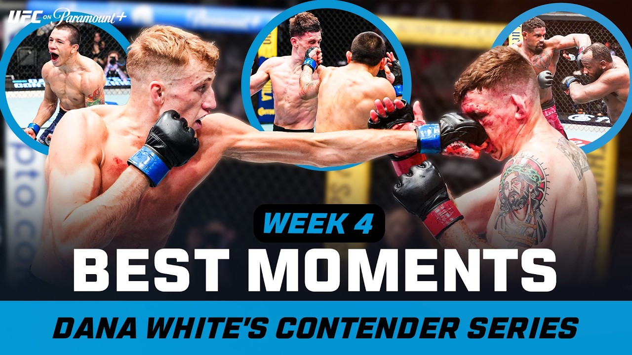 Best Moments from Dana White's Contender Series Week 4 | Highlights & Contracts