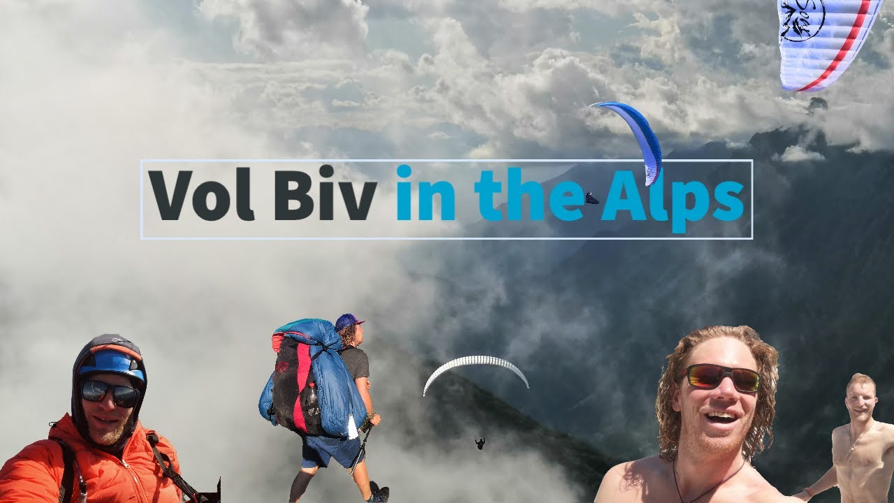 Paragliding Vol Biv in the Alps