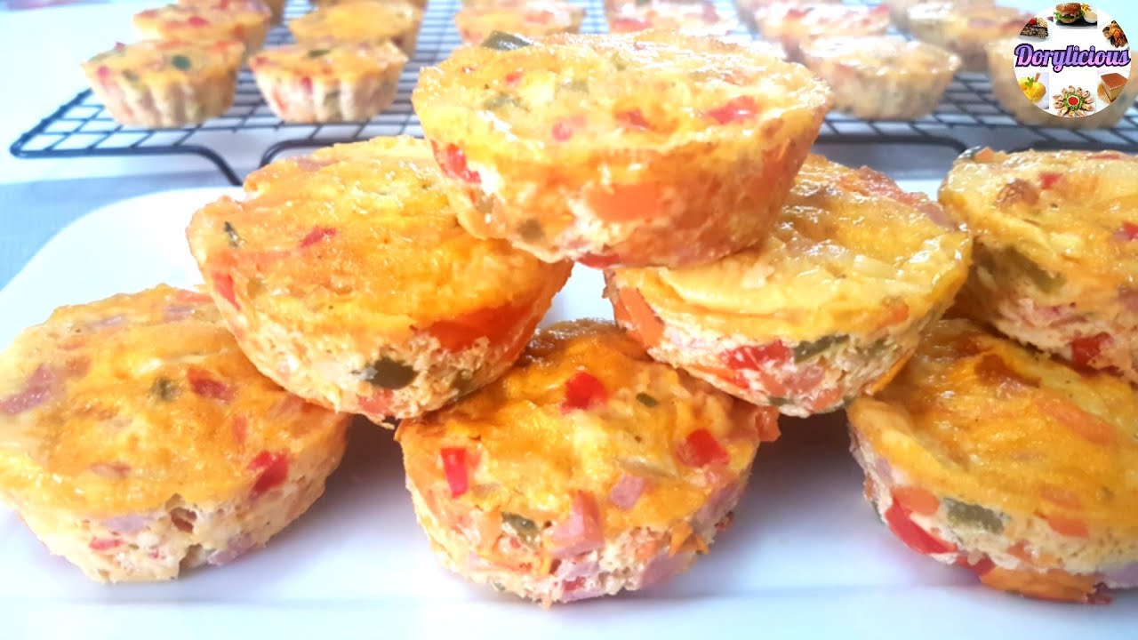 Ham and Vegetables Egg Muffins