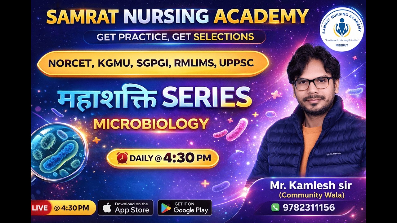 MICROBIOLOGY  BY KAMLESH SIR