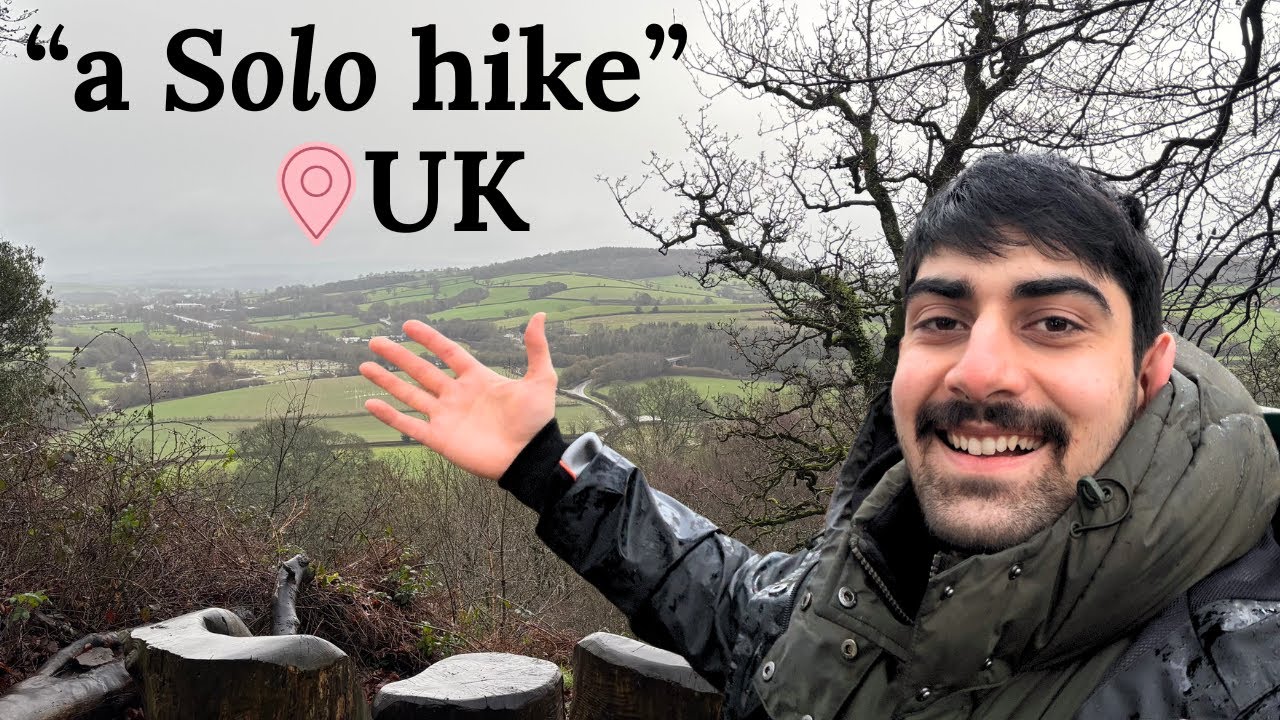 A solo day trip in UK 🇬🇧 | beautiful views and rainy weather