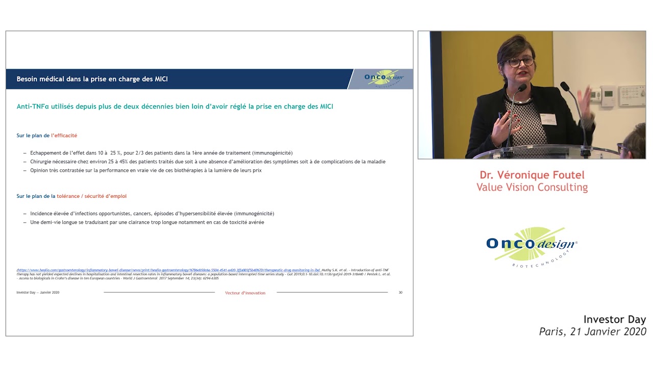 Intervention du Dr. Véronique Foutel