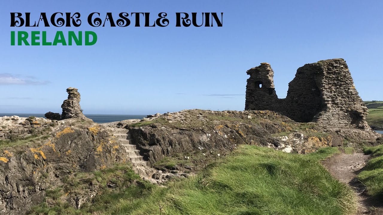 Black Castle Ruin in Wicklow IRELAND