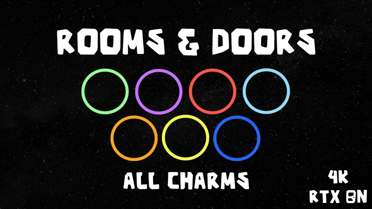 How to Get All Charms Rooms & Doors (4K RTX) ROBLOX