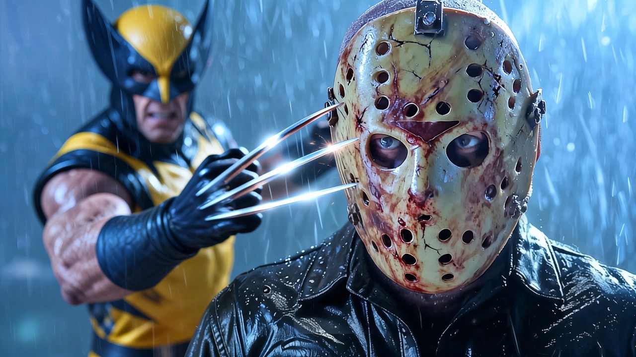 WOLVERINE vs JASON VOORHEES &ndash; Horror Cinematic Short Film (4K AI)