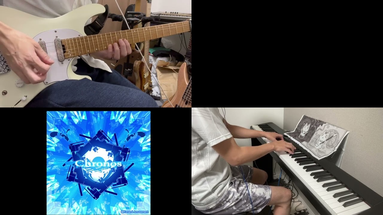 【GITADORA】Chronos【Guitar, Keyboard COVER】