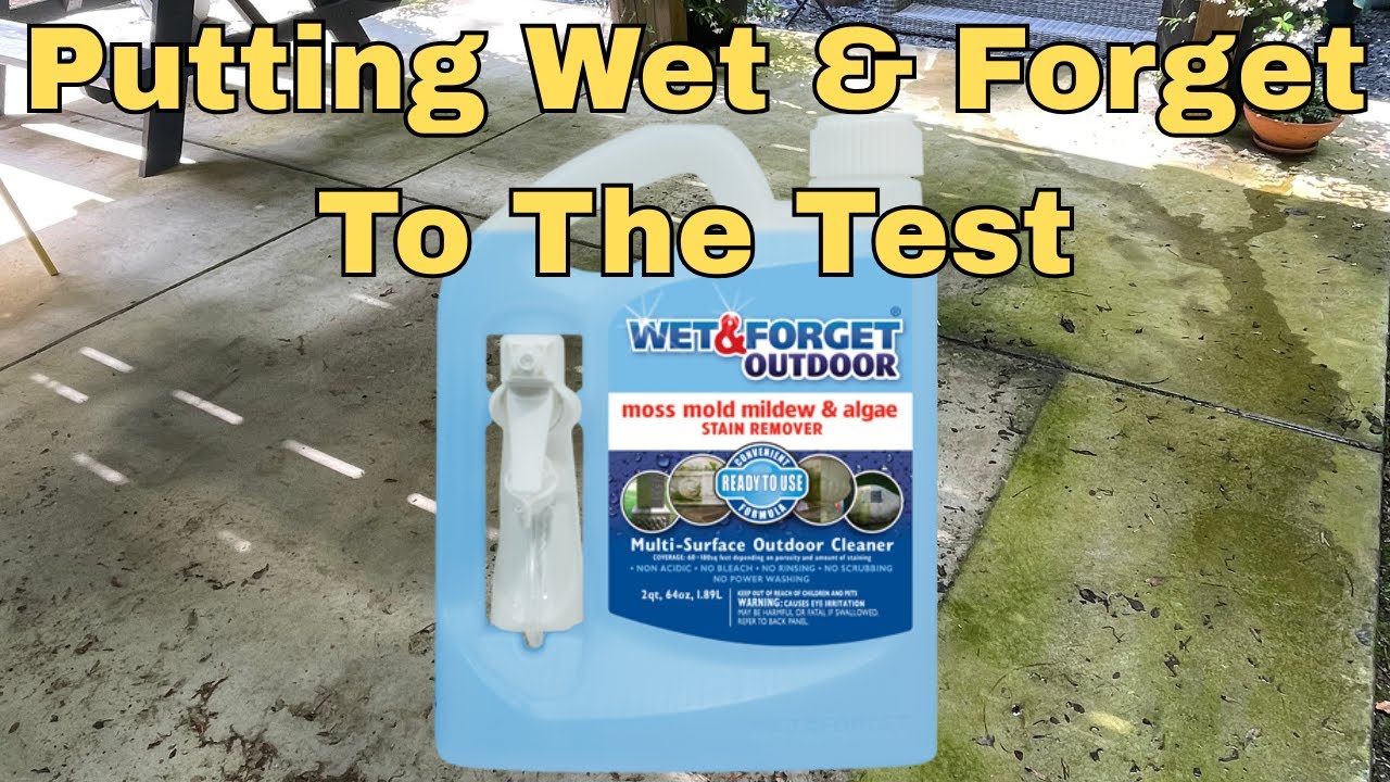 Does Wet & Forget Actually Work? We Tested It on Our Patio!