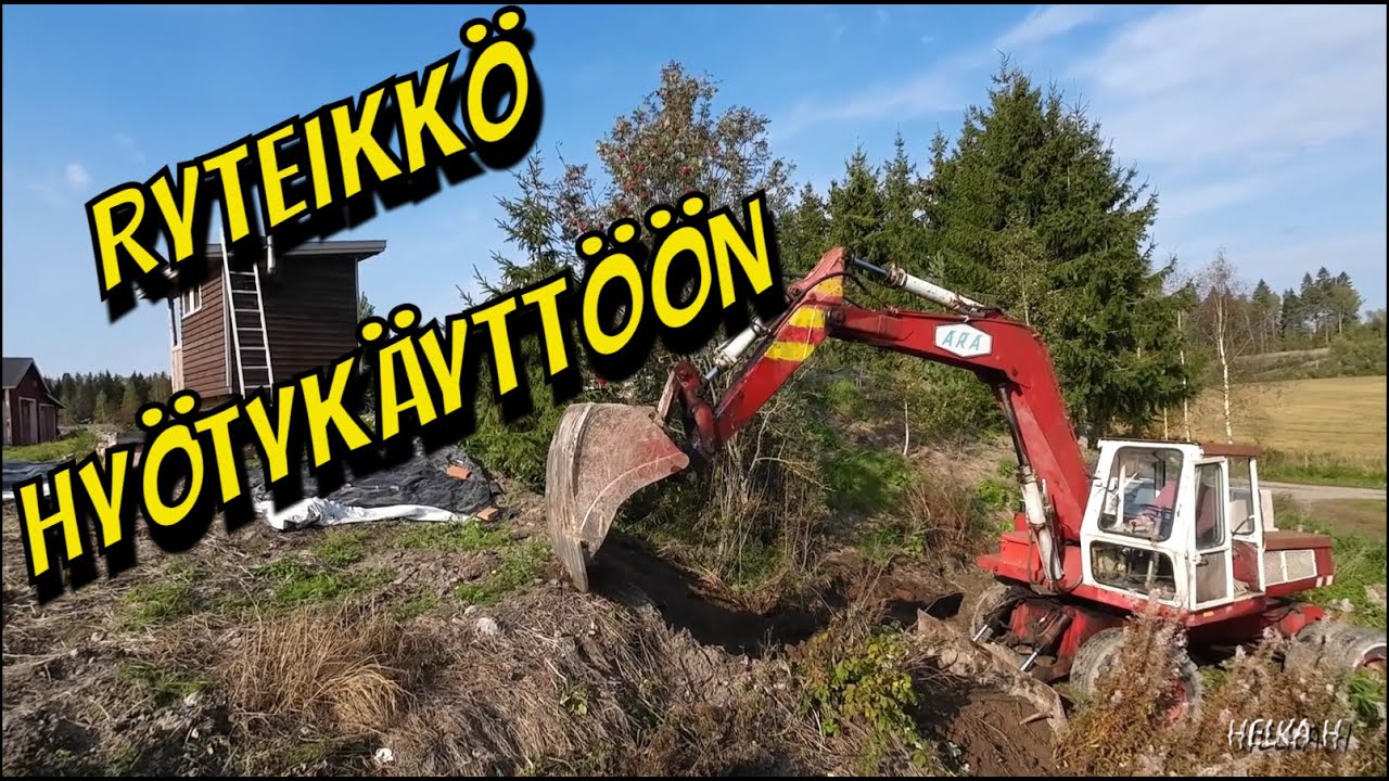 Ryteikön raivaus ja pohjatyöt