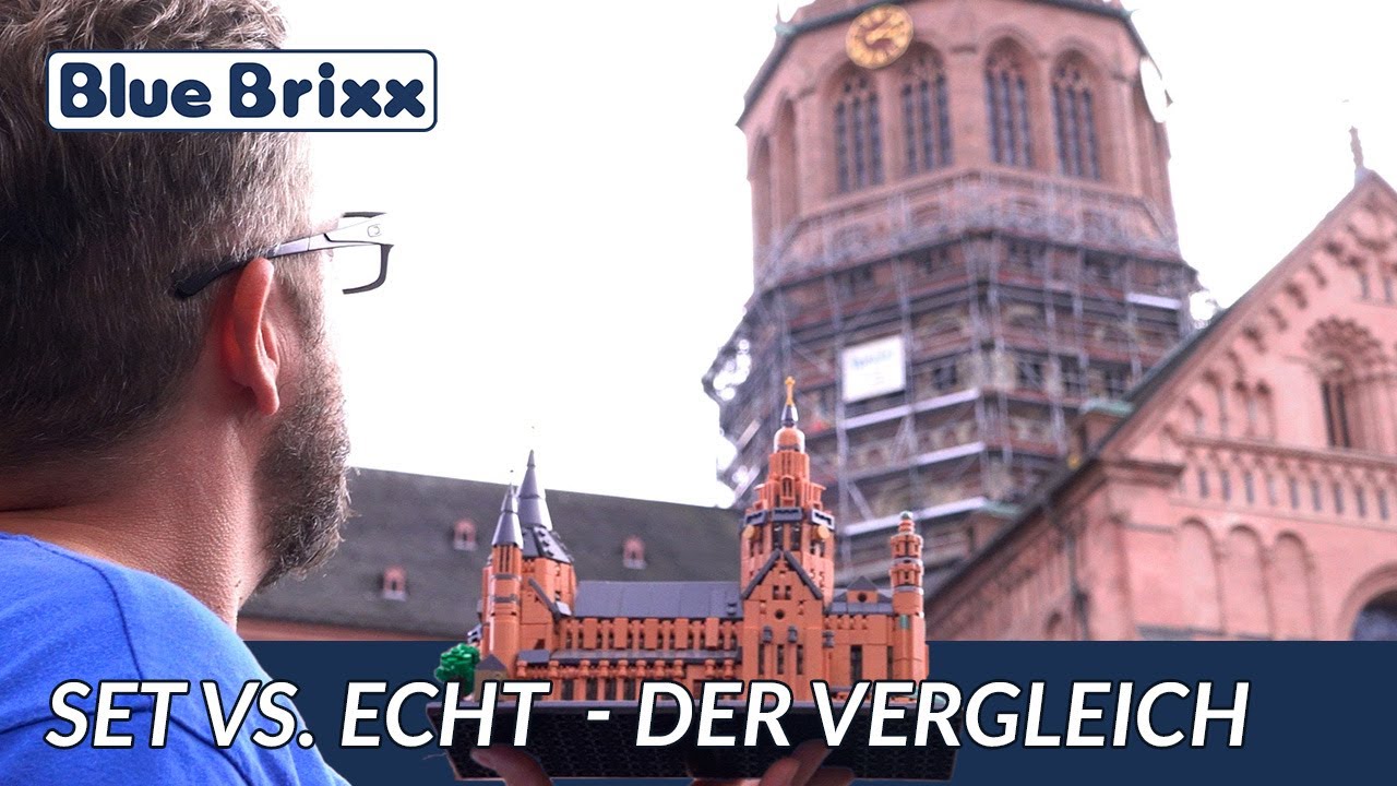 On Tour - Mainzer Dom vs. Mainzer Dom aus Noppensteinen - Live vor Ort - Architektur zum Anfassen
