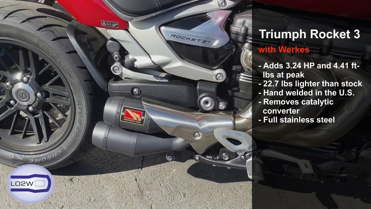 Top 5 Full Exhaust Sound 2021 Triumph Rocket 3 / Stock vs Werkes, Arrow, Patriot and Bugbike