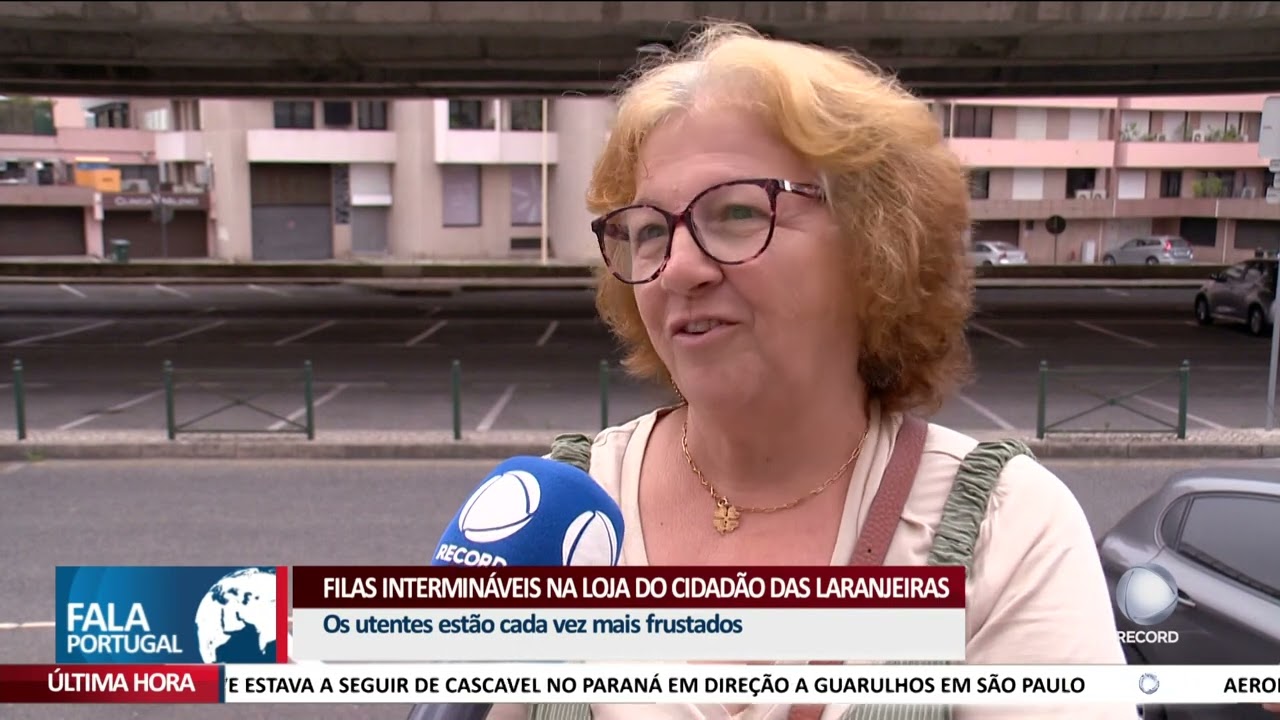Filas intermináveis na Loja do Cidadão das Laranjeiras