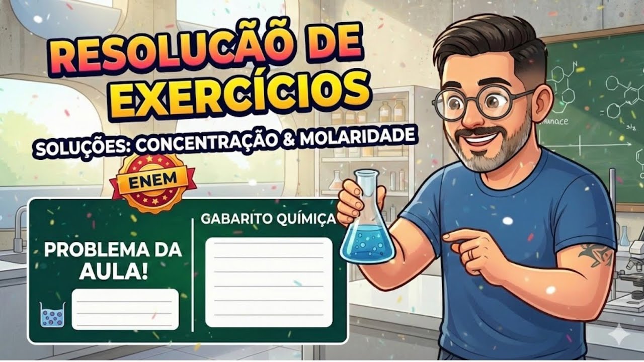 Resolução de Exercícios: Concentração e Molaridade.