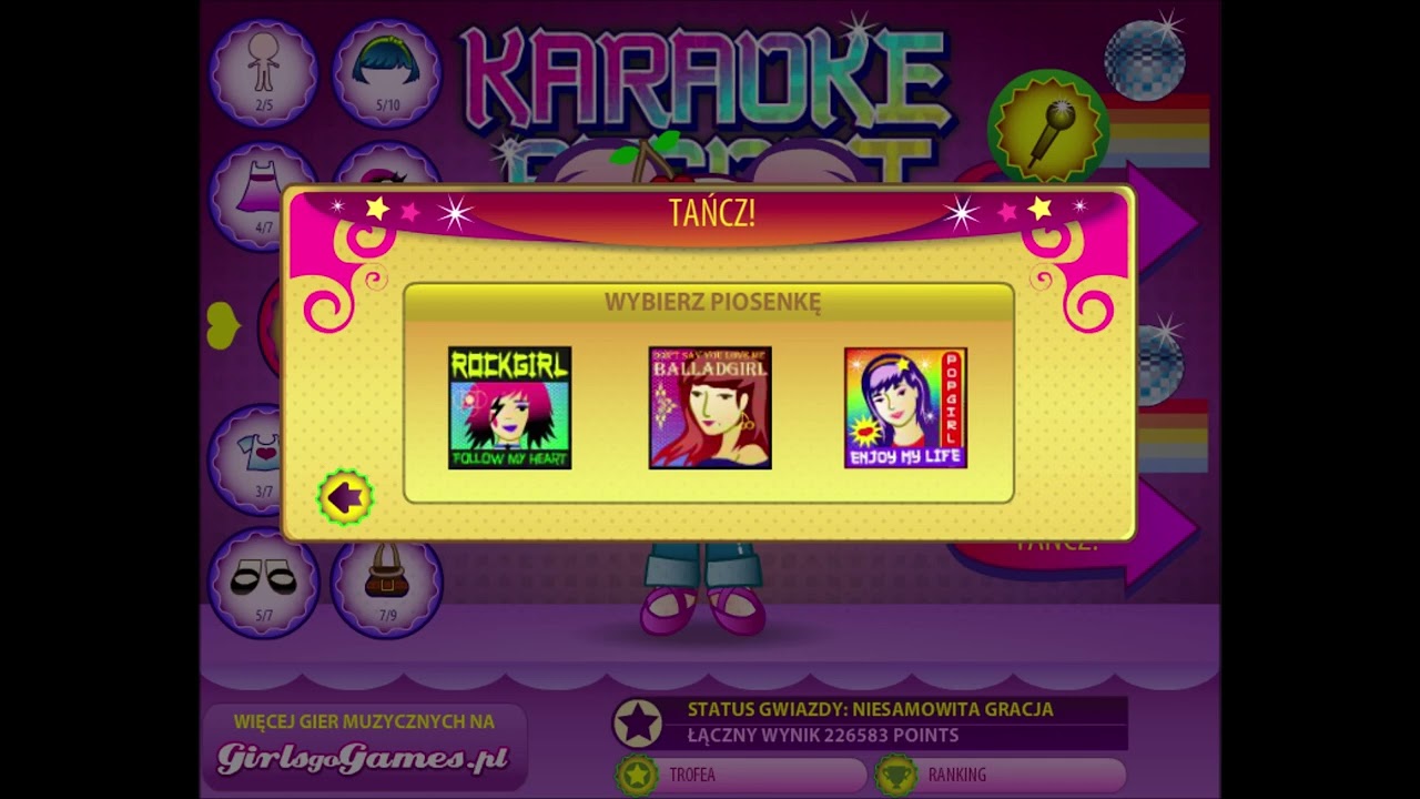 Karaoke Resort (old flash game) - all songs