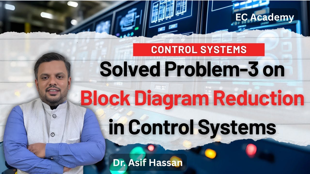Solved Problem-3 on Block Diagram Reduction in Control Systems || EC Academy