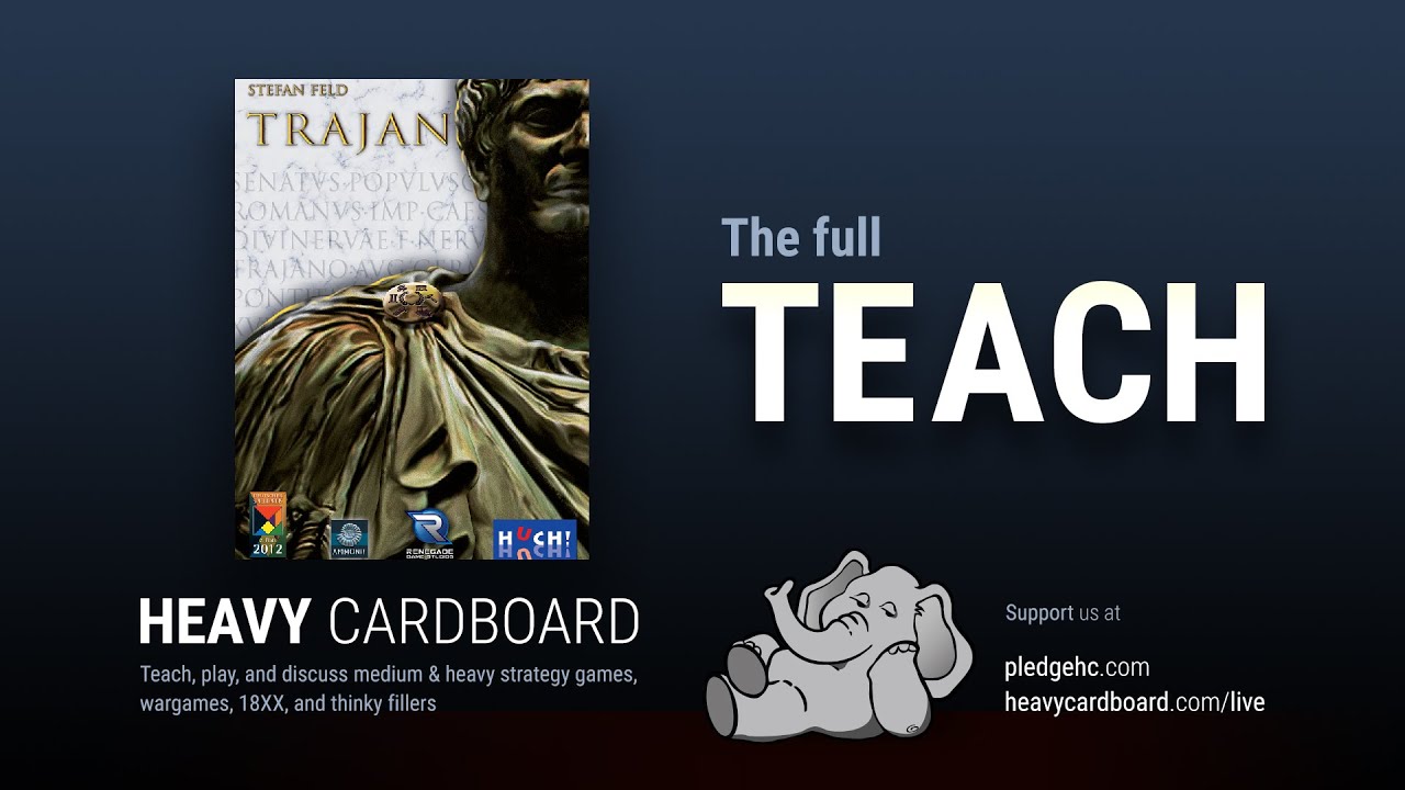 How to Play only - Trajan How to Play by Heavy Cardboard