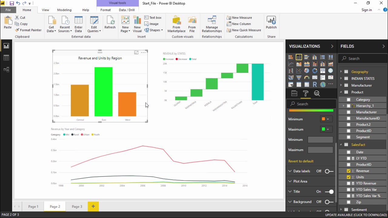 Power BI - Coloring charts