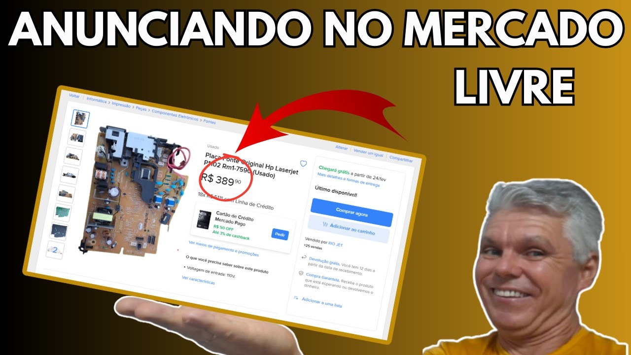 Como Transformar Peças de Impressora em Dinheiro no Mercado Livre