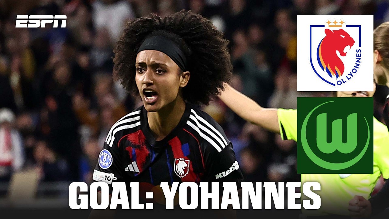GOAL! 1-0: Lily Yohannes&rsquo; deflected strike brings OL Lyonnes level | UEFA Women&rsquo;s Champions League