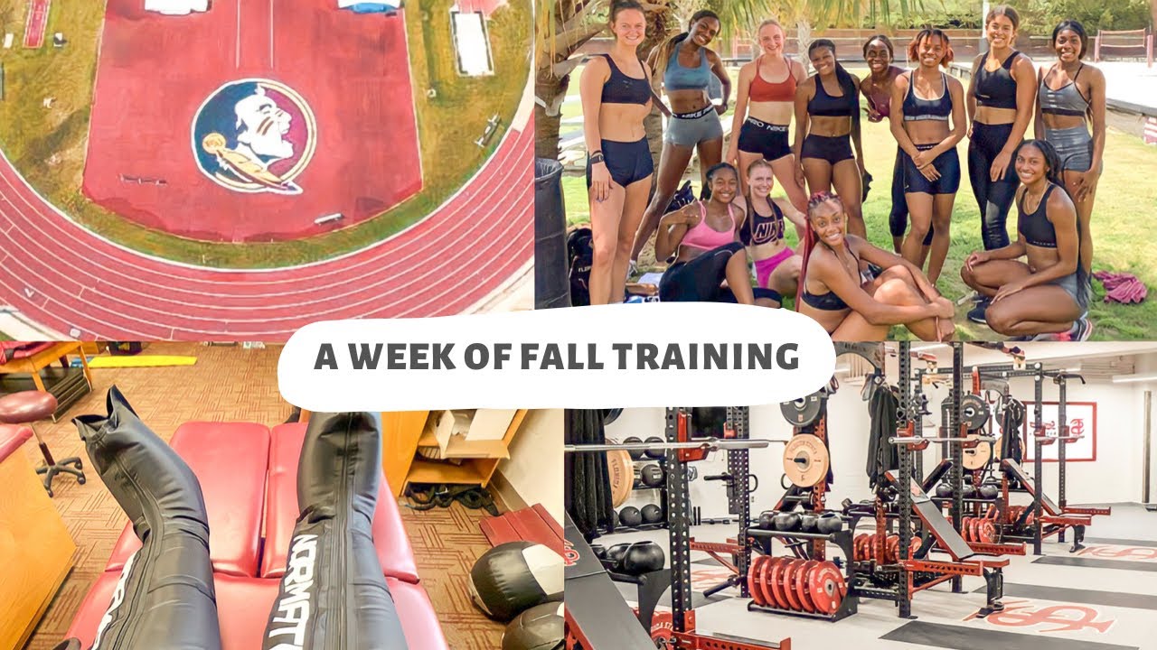 A WEEK OF FALL TRAINING | D1 Track and Field Training
