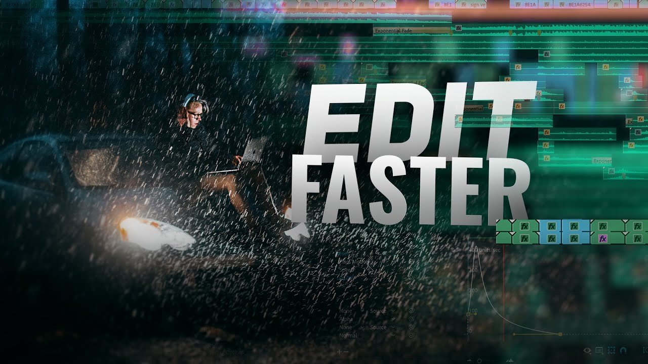 How to EDIT FASTER in Adobe Premiere Pro CC - Video Editing Tutorial
