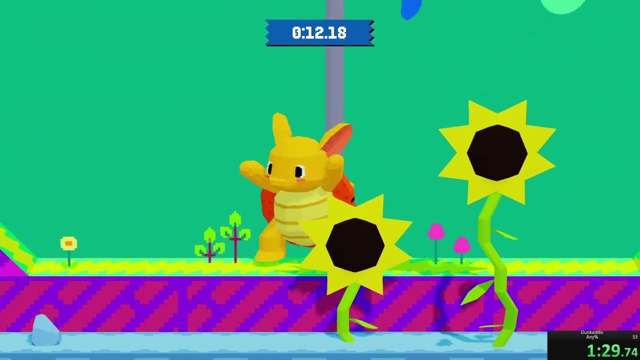 Dunkadillo - any% - World 1 - 2:11.17